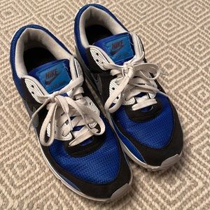 Custom NIKE electric blue/black “Top Gun” Air Max